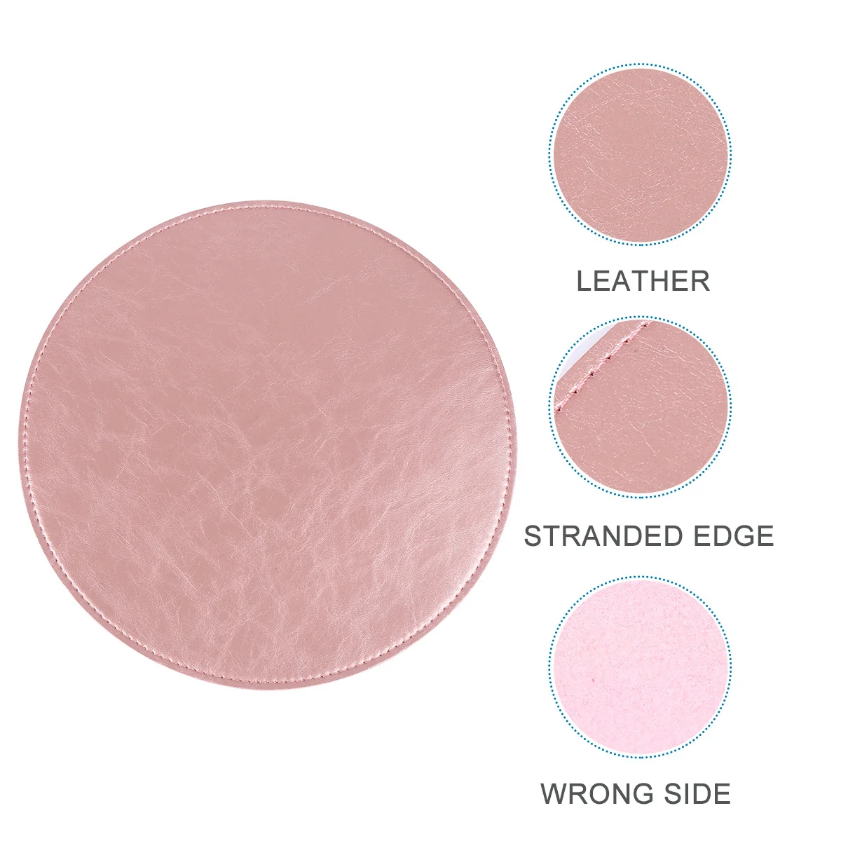 

Round Mouse Pad Soft Microfiber Non-Slip For Gaming Laptop Desktop Office Home Use Mouse Mat Computer Peripheral