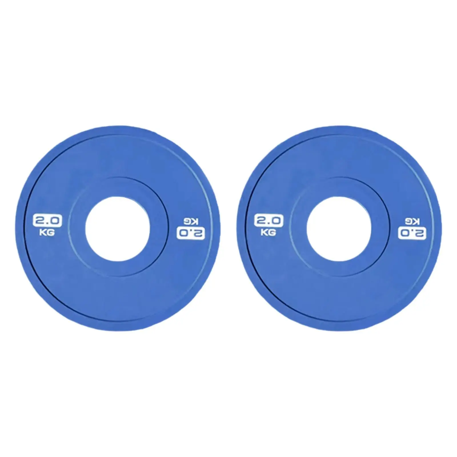 Change Plates Fits 2 inch Barbells 2Pieces Accessory Portable Color Coded for Strength Training Versatile Professional