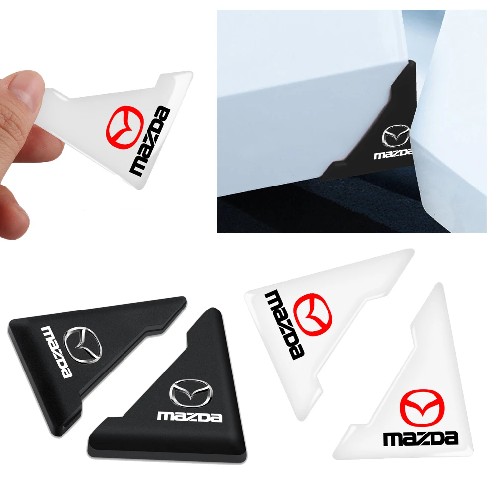 

2pcs Silicone Car Door Corner Protector Anti-Collision Scratch Cover For Mazda 3 Bk 6 Gh CX-5 CX30 MX-5 2 5 CX-3 GJ GL CX-8 MS