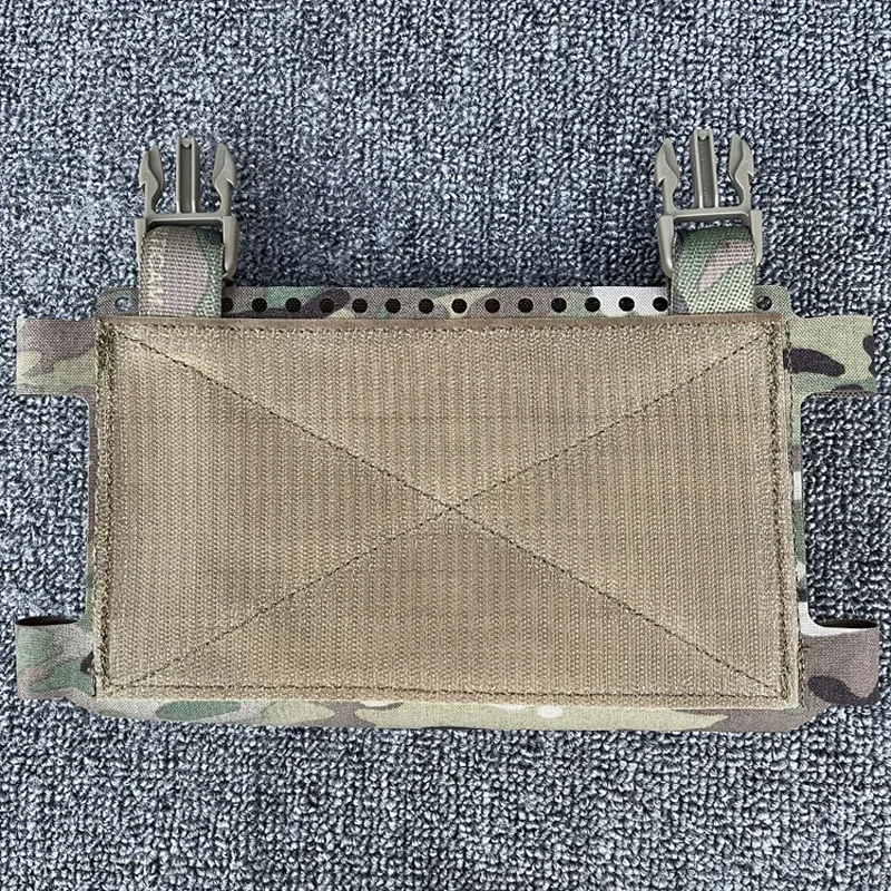 Tactical SS MK5 Chest Rig Panel Pouch Laser Cutting Molle Expansion Conversion Plate Pouch Chest Hanging Plate Carrier Bag MC