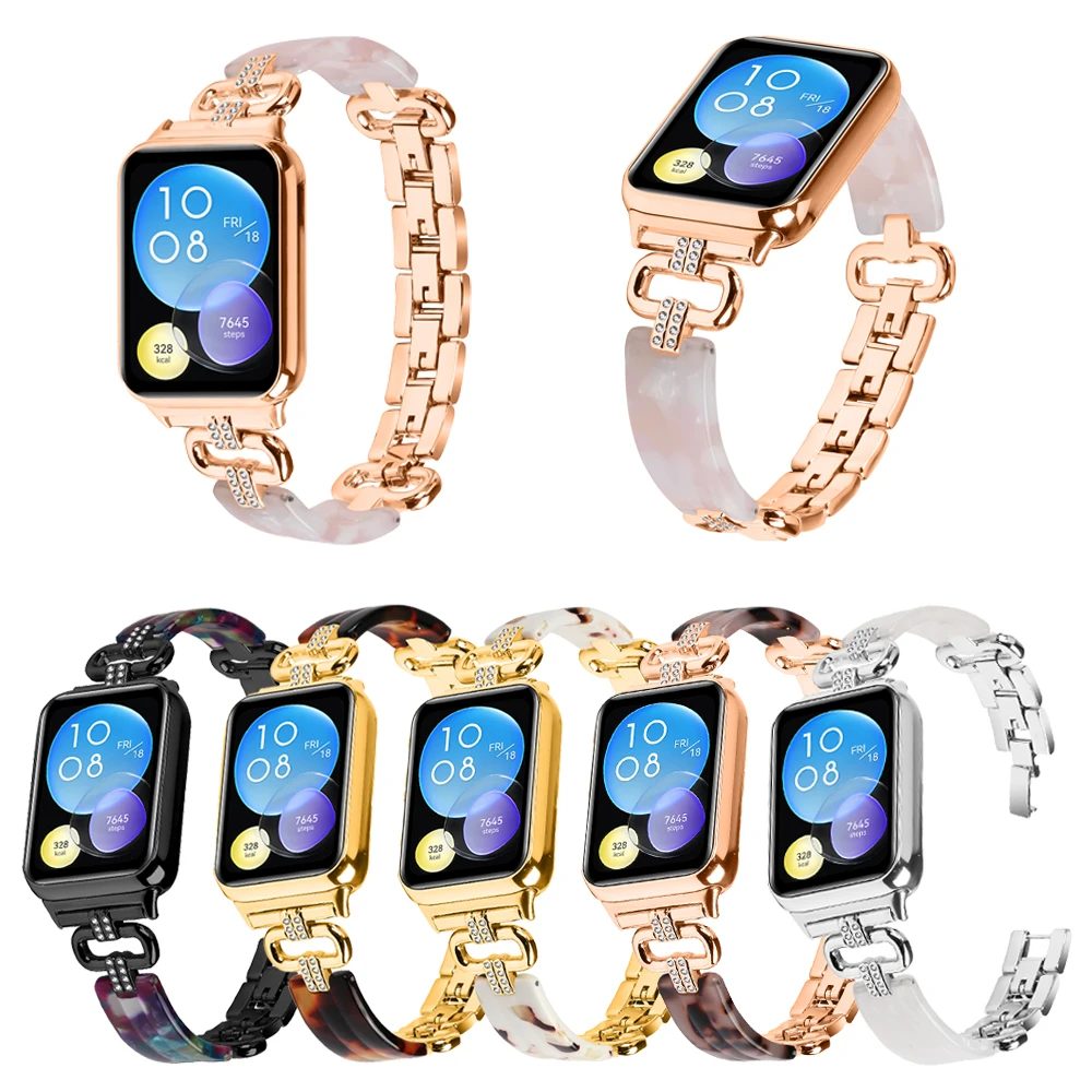 Resin Watch Strap for mi band 8pro/9Pro Strap smartwatch Replacement Wristband for Xiaomi Redmi Watch 4/5/6 Bracelet Accessories