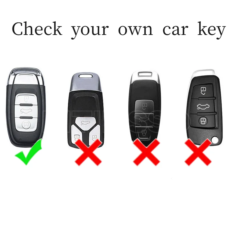 New TPU Car Remote Key Case Cover Shell For Audi A1 A3 8V A4 B8 B9 A5 A6 C7 A7 A8 Q3 Q5 Q7 S4 S6 S7 S8 R8 TT Holder Accessories