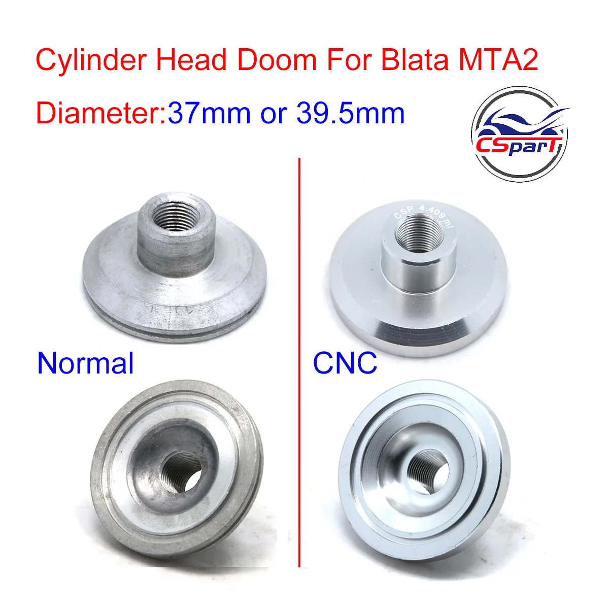 37mm 39.5mm Doom głowicy cylindrów dla 39CC B1 Blata replika MT A4 chłodzony wodą motorynka