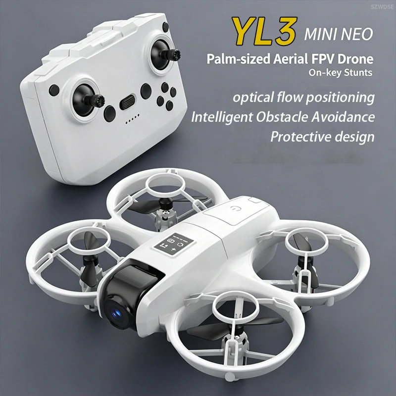 2026 Mini Quadcopter Screen Aerial Photography High-Definition Dual-Camera Foldable 3D Flip App Control Drone Optical Flow