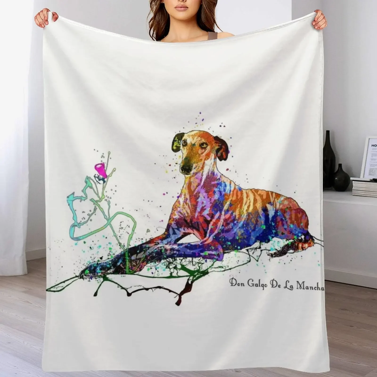 

Don Galgo De La Mancha Throw Blanket Giant Sofa Decorative Throw warm winter Luxury St Blankets