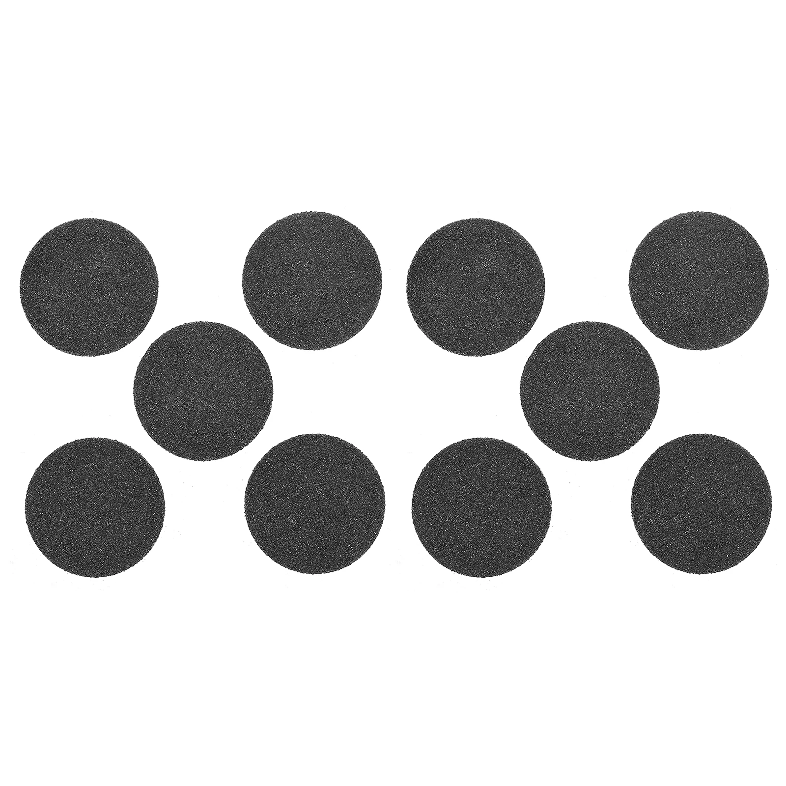 

10pcs Black Replacement Heads For Electric Foot Grinder Washable Callus Remover Pedicure Tools Dead Skin Removing Grinding Heads