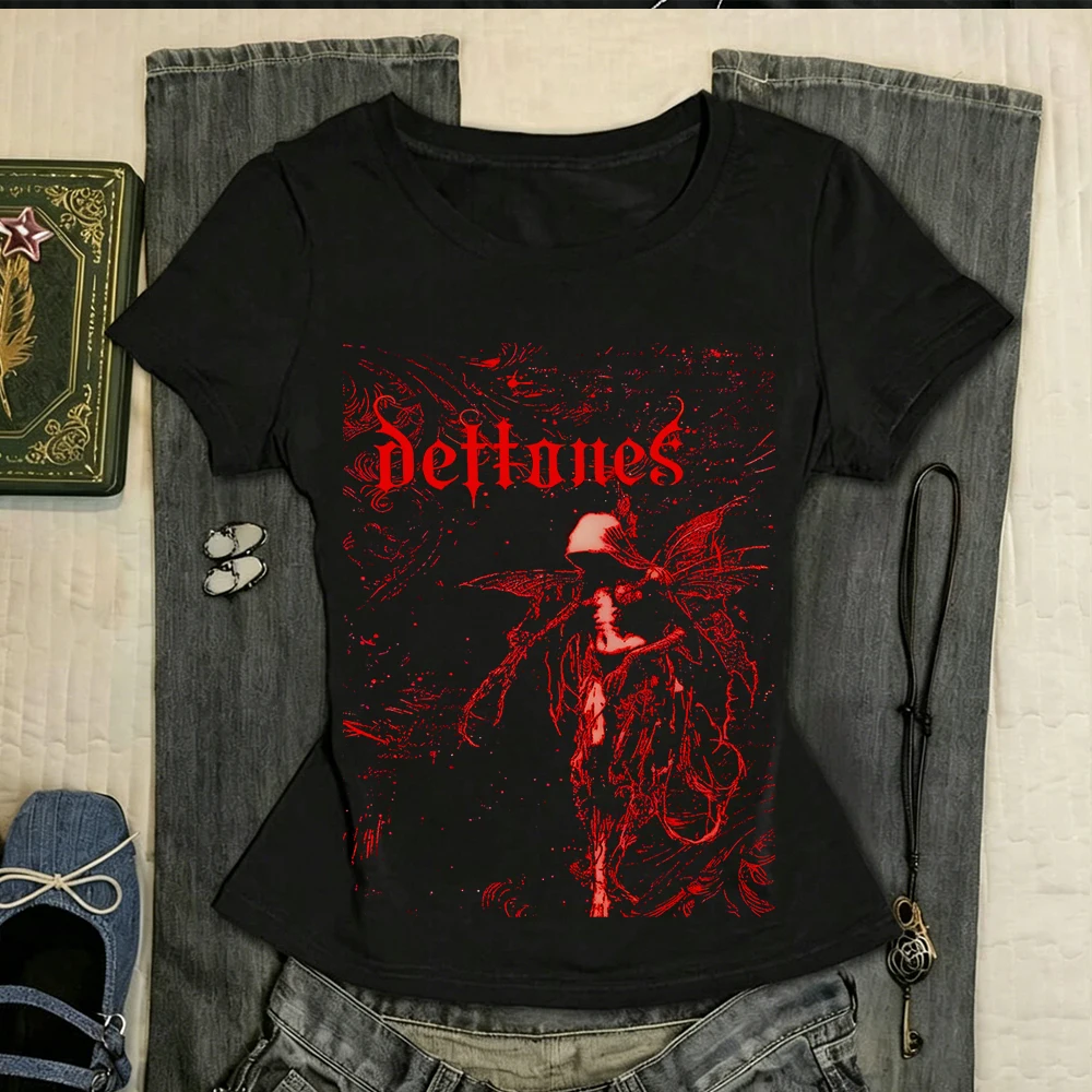 Emo Y2k Graphics Long-sleeve T-shirt Vintage Gothic Tops Y2k Girls Printing Female Clothes Long-sleeve Tees Slim And Sexy 2000s