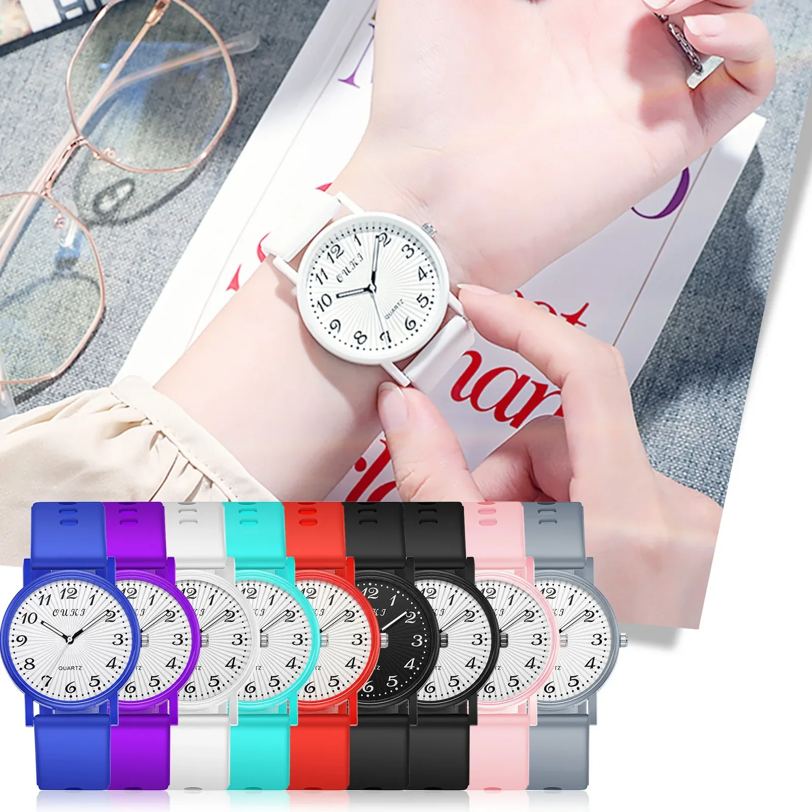 New Casual Sports Watches Ladies Girls Birthday Gift Multifunctional Quartz Watch Durable Luxurious Women Watches Relogios