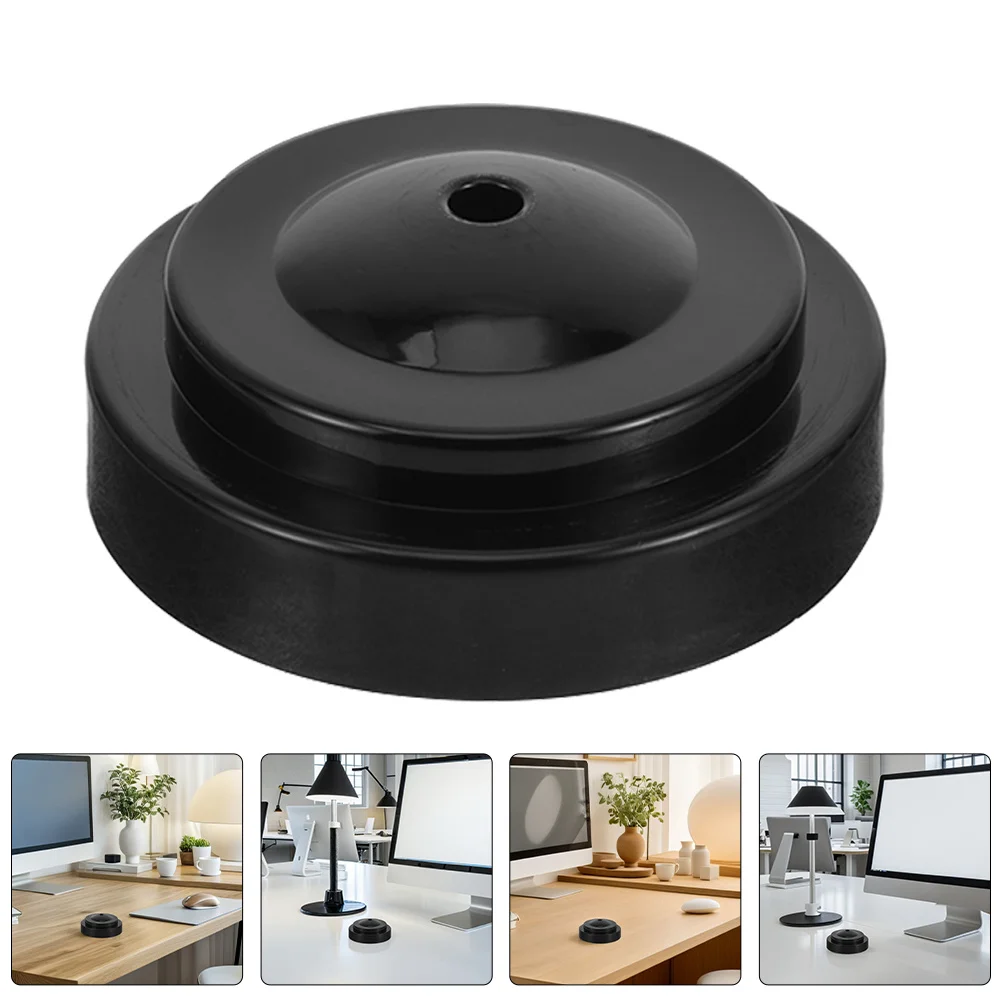 

10Pcs Mini Desk Flagpole Base Round Plastic Holder for Conference Room Business Meetings Easy Operation Versatile Compatibility