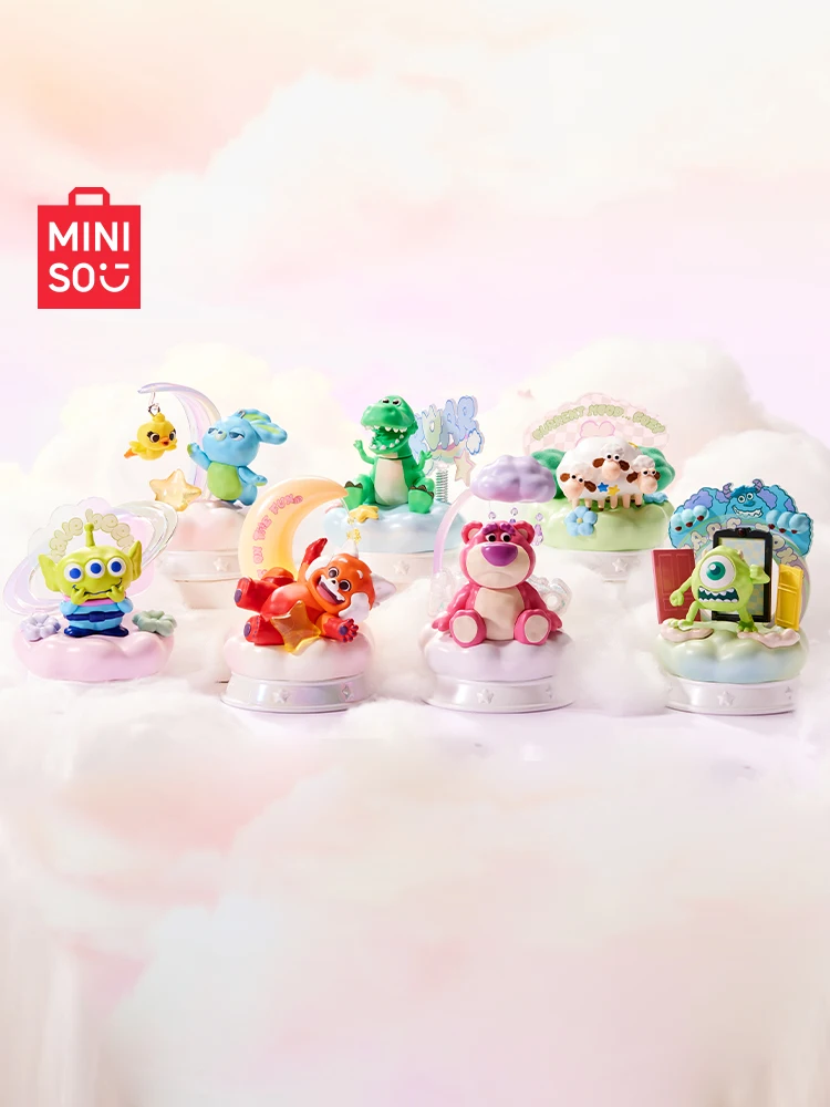 Heiß verkaufen neues Produkt Miniso Disney Pixar Serie Wolke weiche Baumwolle Blind Box Ornamente trend ige Spiel Überraschung Spielzeug Geschenke