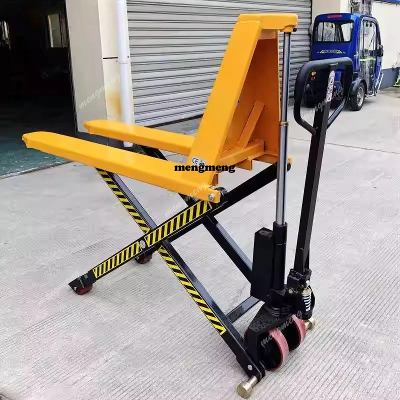 

Scissor Lift Pallet Truck Manual Hydraulic Pallet Loader Lifting Platform Forklift High-level Hydraulic Pallet Truck