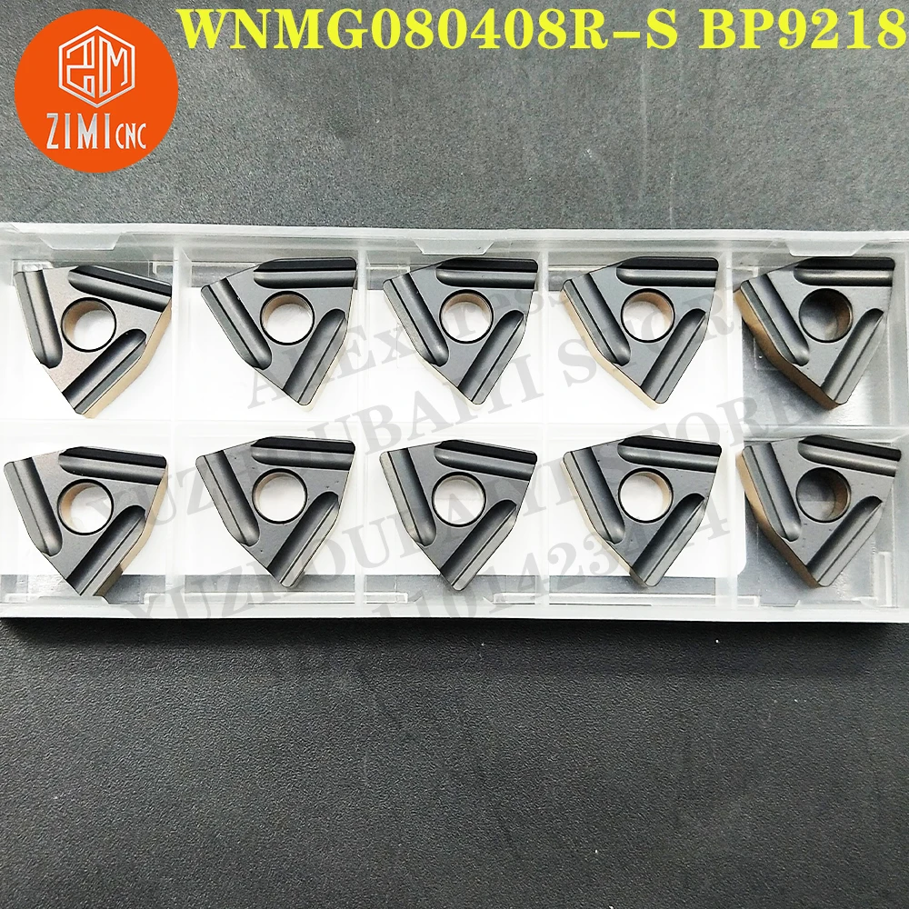 WNMG080408R-S BP9218 WNMG080408R-S Inserti in carburo Inserti per tornitura Utensili da taglio CNC tornio per metalli meccanico Lame per tornio da taglio