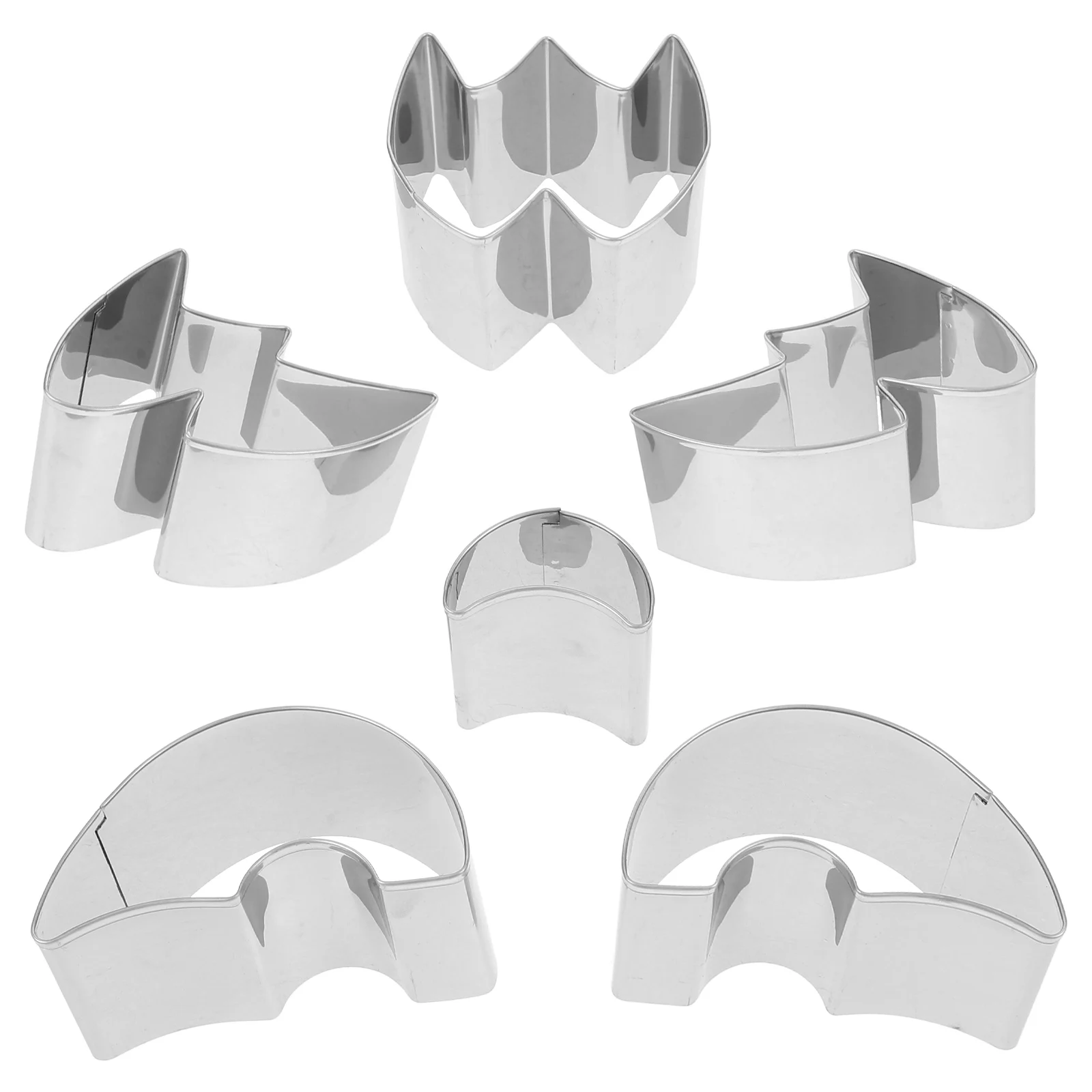 

6 Pcs Biscuit Pumpkin Carving Mold Pumpkins Decor Stainless Steel Shape Carver Tool