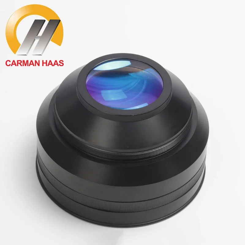 CARMANHAAS 1064nm F-theta Scan Lens Fiber Laser Scanner Lens 110*110mm 150*150mm 200*200mm 300*300mm For Laser Marking Machine