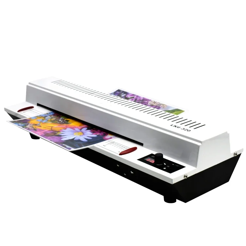 

New LK6-320 Photo Laminator 6 Rubber Roller Plastic Machine A4 A3 General Plastic Sealing Machine Photo Laminating Machine