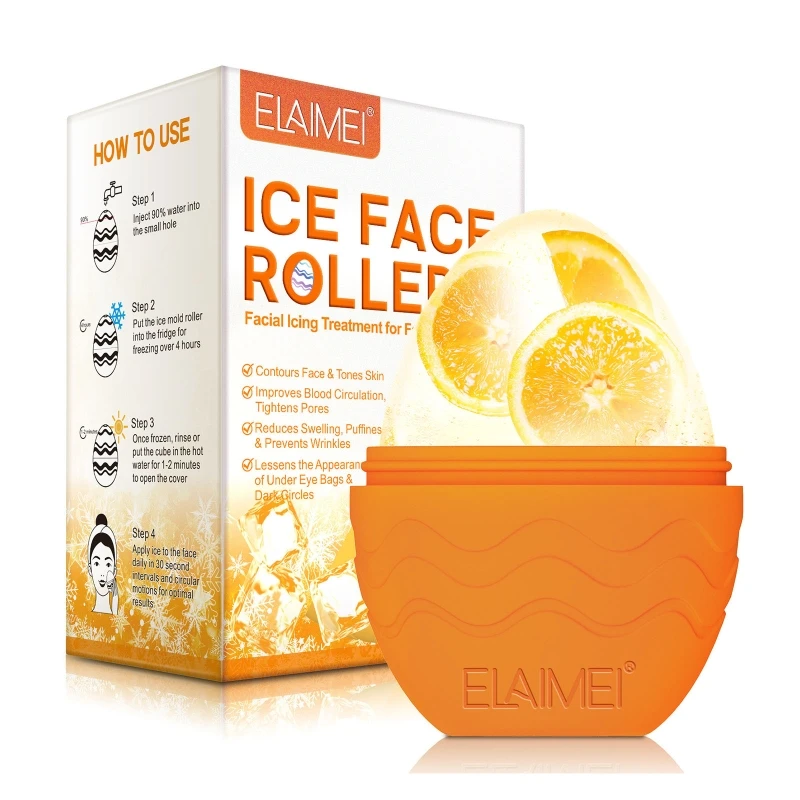 Rolo gelo para cuidados com a pele do rosto olhos para massagem beleza remoção linhas finas
