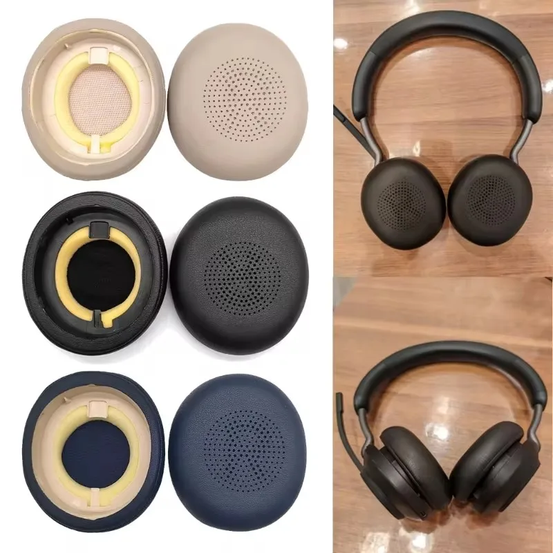 Jabra Elite 45H EvolLi2 65-Oreillettes en mousse de remplacement, housse de coussin d'oreiller pour casque de sauna