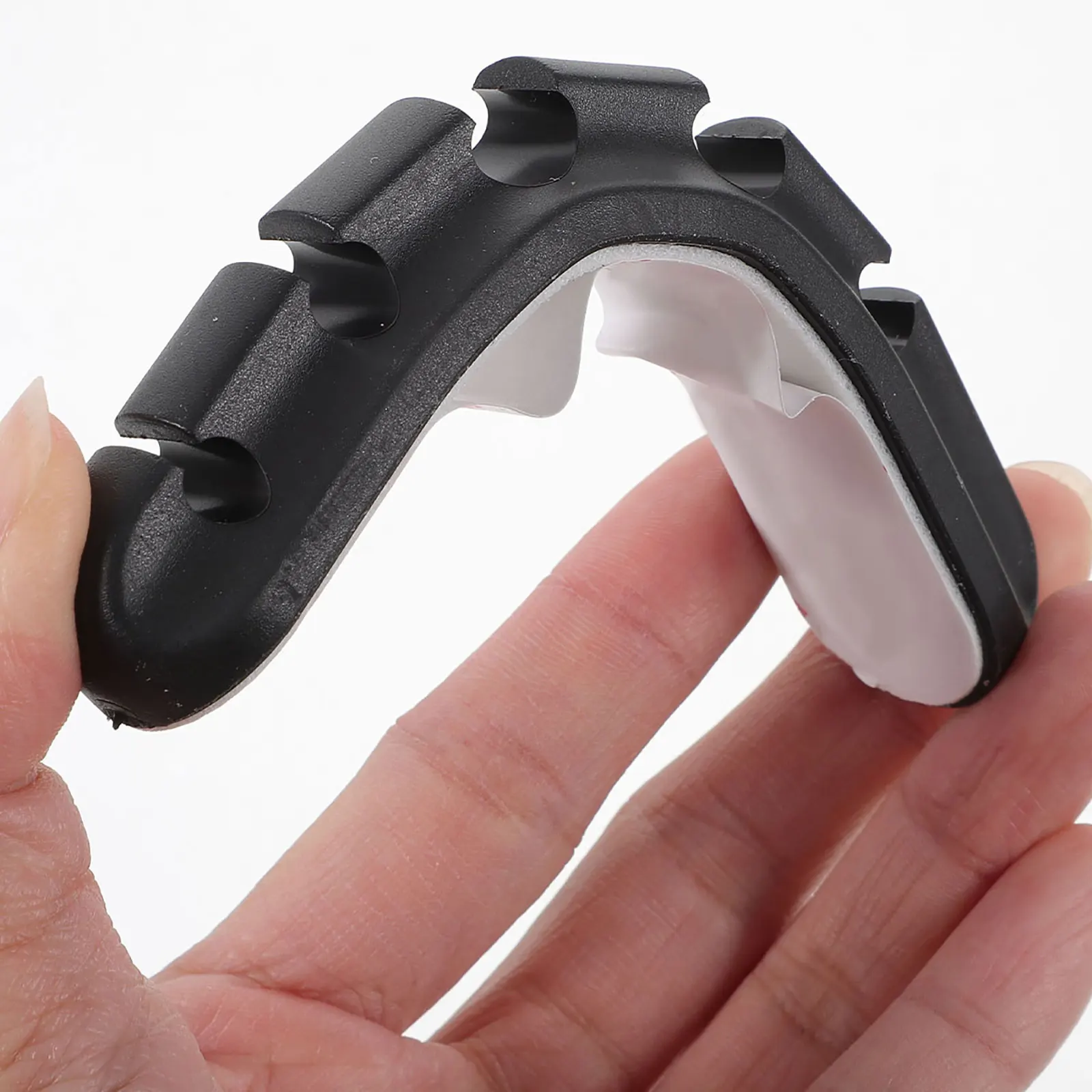 

2 Pcs Cable ganizer Premium Material Long Service Time Home Car Office Holder Cord Management Black Wire Ties Headset