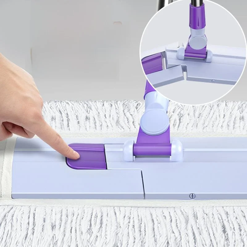 Mop de ande Tamanho para Superfícies Planas, Uso Ú e Seco, Ferramenta de Limpeza de Piso e Empurr de Poeira de Dupl...