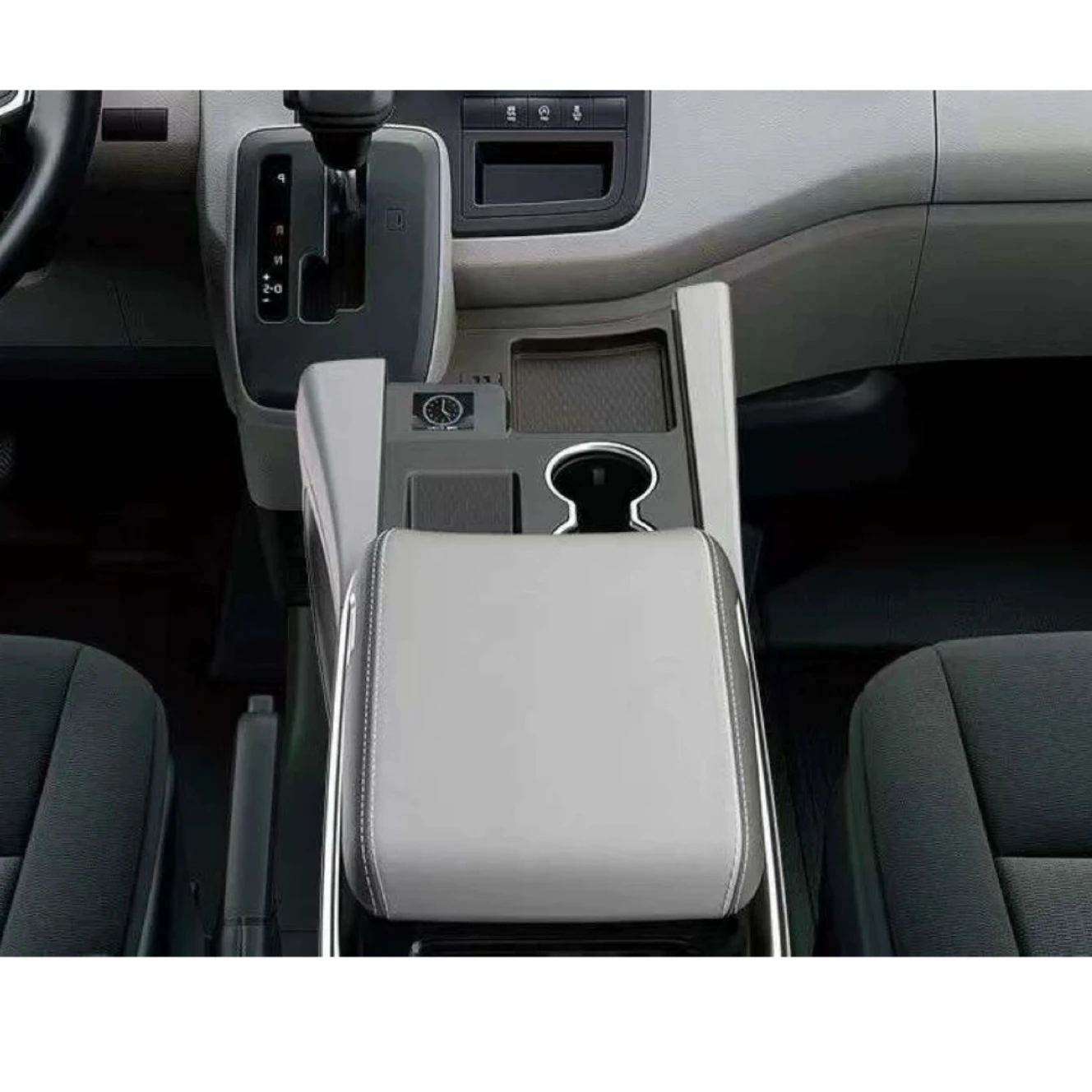 Picture 7: Front Console Armrest Storage Box with Touch Screen Interior Auto Parts Convenient Access & Storage