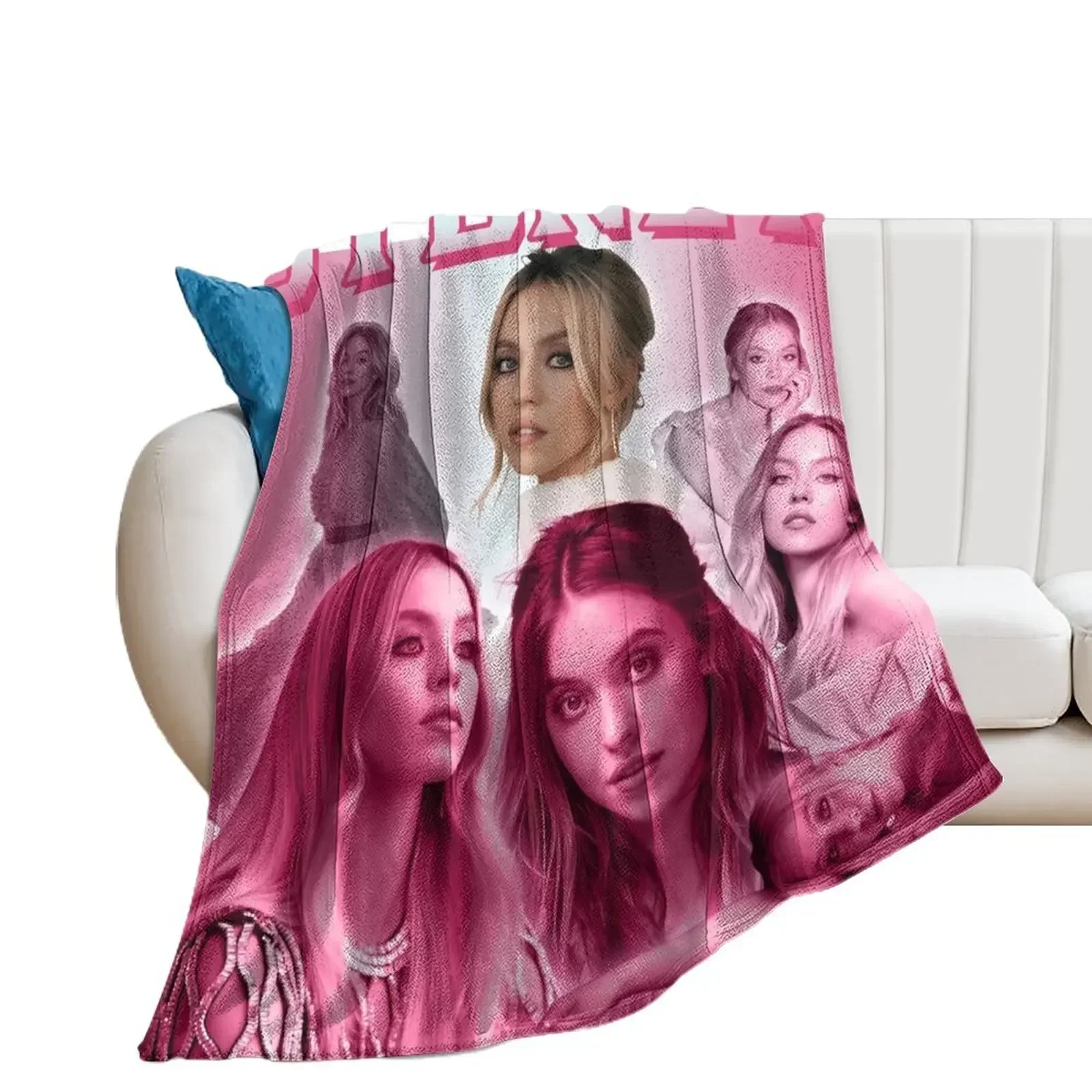 

Sydney Sweeney Throw Blanket For Baby Tourist wednesday Softest Blankets