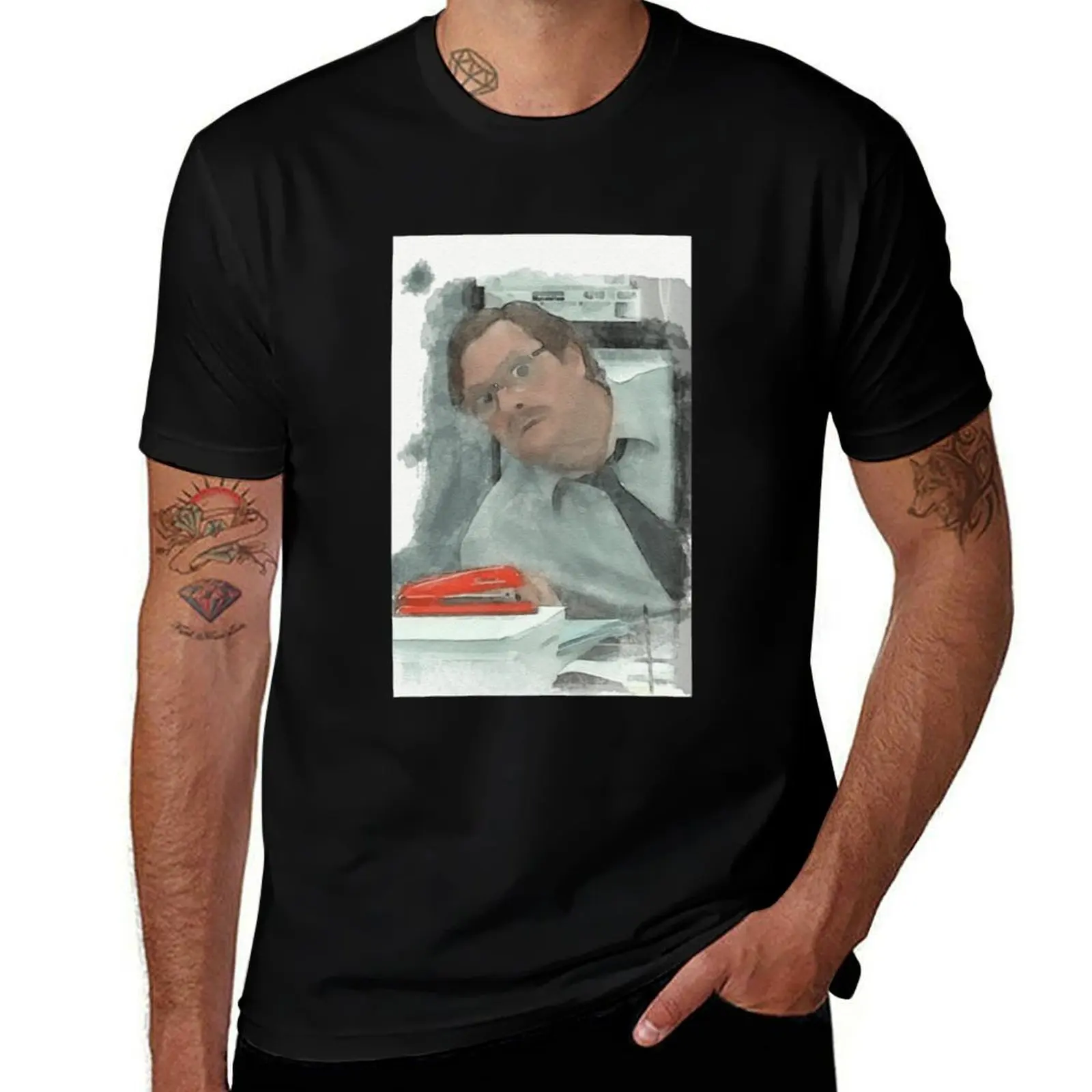 

Office Space Milton T-Shirt Holiday Simple Tee Shirt