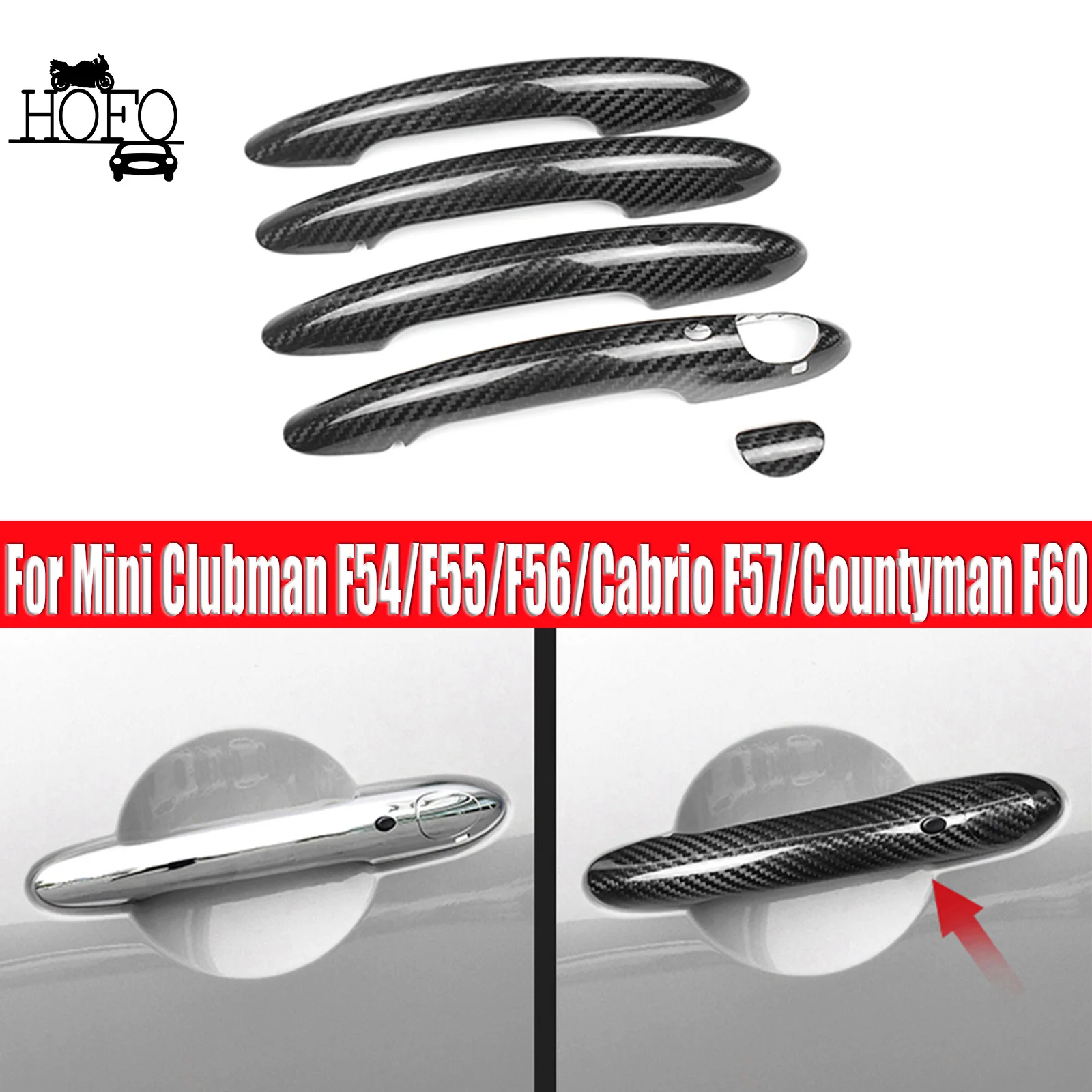 

For Mini Clubman F54/F55/F56/Cabrio F57/Countyman F60 Door Handle Cover Trim