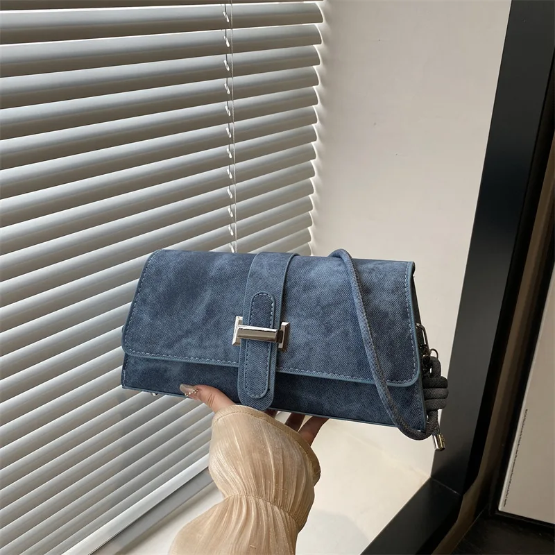 

Сумка через плечо с ремнем 2025 года, шикарная женская сумочка подмышками, универсальная сумка через плечо, минималистичная сумка «день-ночь», текстурированная