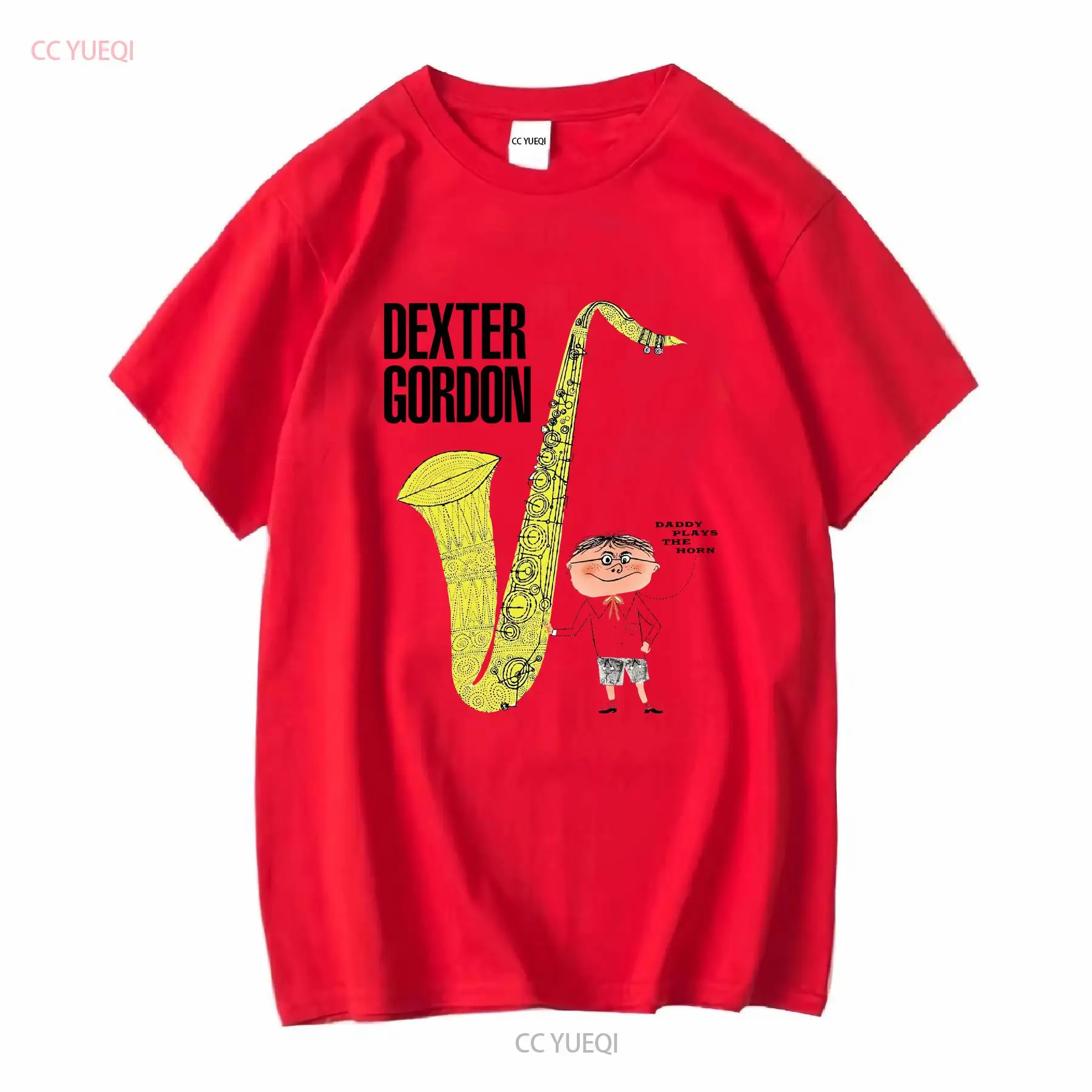 Vintage Dexter Gordon Jazz Daddy Plays The Horn T shirt Size S M L
