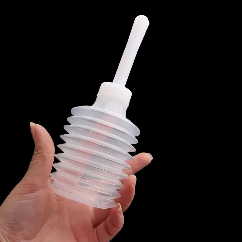 180 مللي حقنة شرجية المستقيم حقنة شطف المهبل المكونات الشرج المهبل دش نظافة البخاخ المتاح الطبية الشرج الأنظف #2