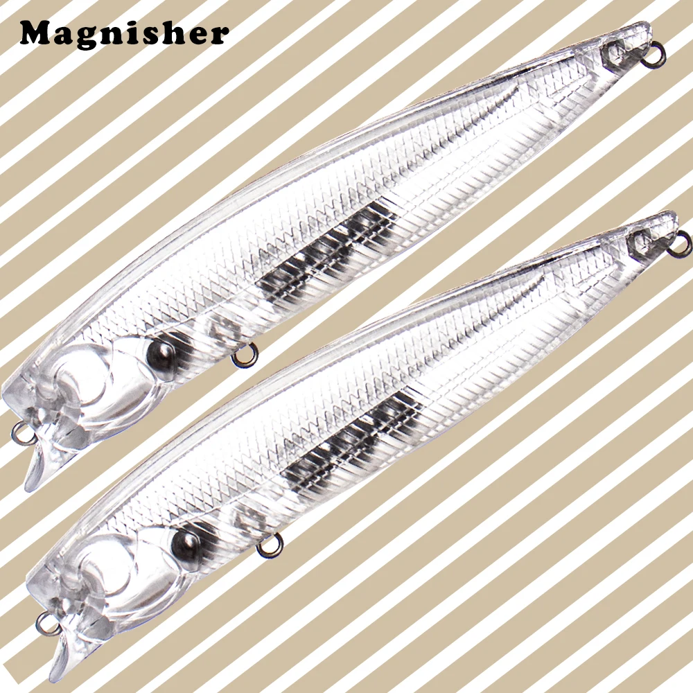 

Magnisher Неокрашенные твердые приманки Поппер Заготовки 11 см/15 г Приманка для верхней воды Новые рыболовные приманки для окуня щуки DIY Рыбалка