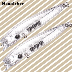 Magnisher Unpainted Hard Baits Popper Blanks 11cm/15g Topwater Bait New Fishing Lures for Bass Pike DIY Fishing