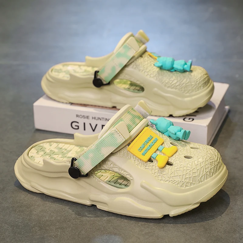 

Обувь для мужчин, сандалии, летние шлепанцы без шнуровки, мужские пляжные сандалии на плоской подошве из искусственной кожи, домашняя обувь, повседневная уличная домашняя одежда, Flipper Zero