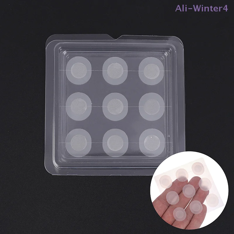 9-teiliges Set Unsichtbare Atmungsaktive Akne-Patches, Heilende Hautunreinheiten-Behandlung, Lösliche Mikronadel-Pickel-Patches