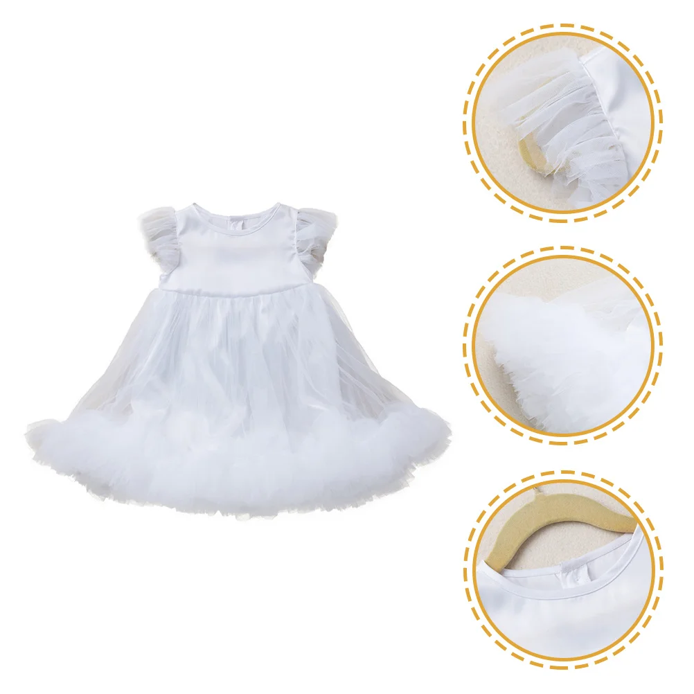 

Костюм для дня рождения для маленьких девочек, тюлевое платье, юбка из полиэстера и хлопка, платье феи для косплея, платья для маленьких девочек