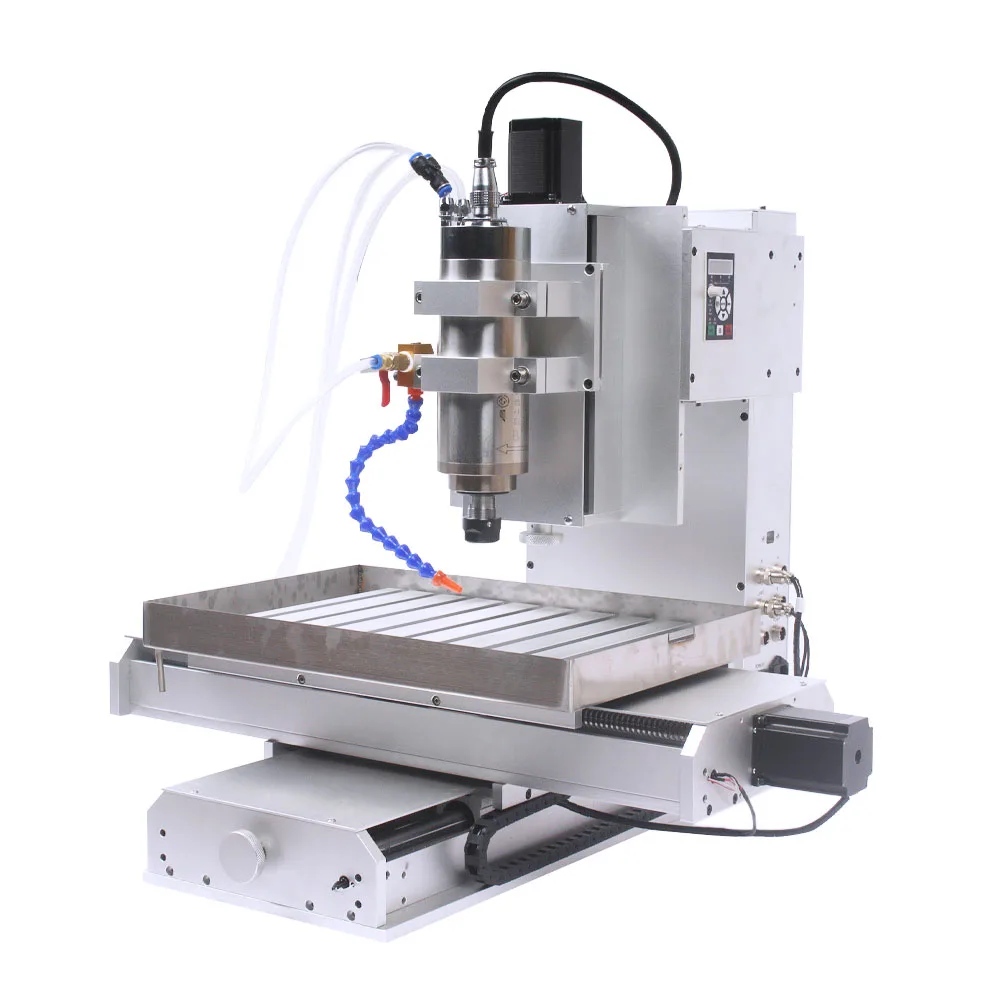 CNC 5 Axis 6040 Network Port Router Metal Milling Engraving Cutting Machine 220V/110V Rotary Table Cyclmotion Control Card