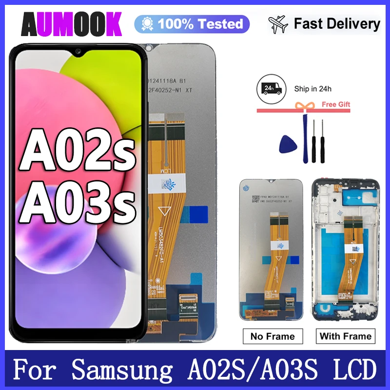 Pantalla nueva de 6,5 pulgadas para Samsung Galaxy A02s A03s pantalla LCD MONTAJE DE digitalizador con pantalla táctil para Samsung A03S reemplazo de la pantalla LCD