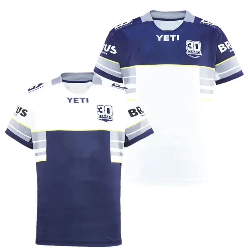 2025 North Queensland Cowboys Home / Away Rugby Jersey - Mens Size:S-5XL（Print Name Number）Top Quality