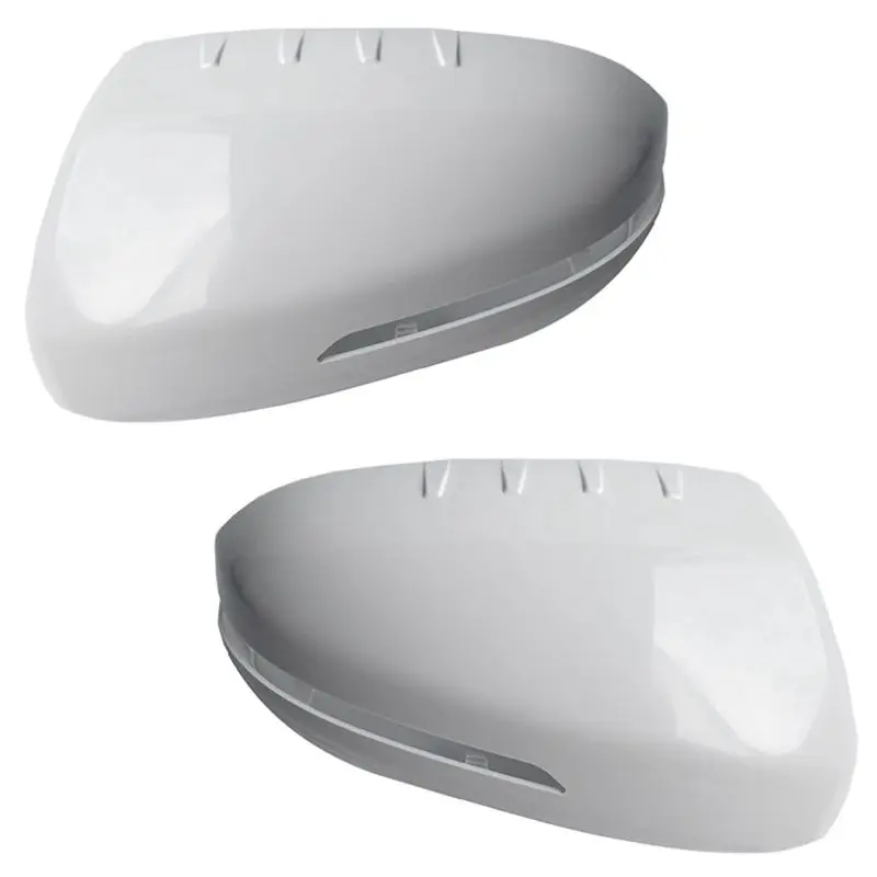White Car Side Wing Mirrors Cover Rearview Mirror Housing Cap For Kia K5 2011-2015-A74F