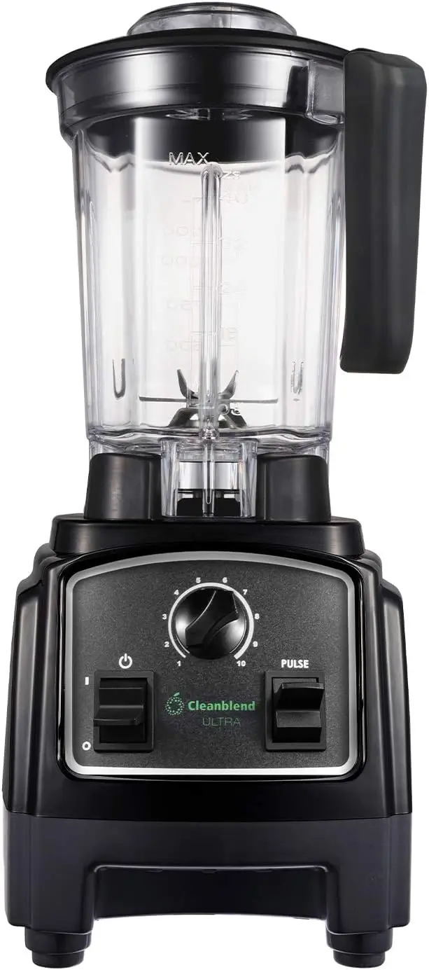 

ULTRA: A Low Profile Countertop Blender With A BPA Free 40 oz. Container, A Stainless Steel 8 Blade System and stainless steel d