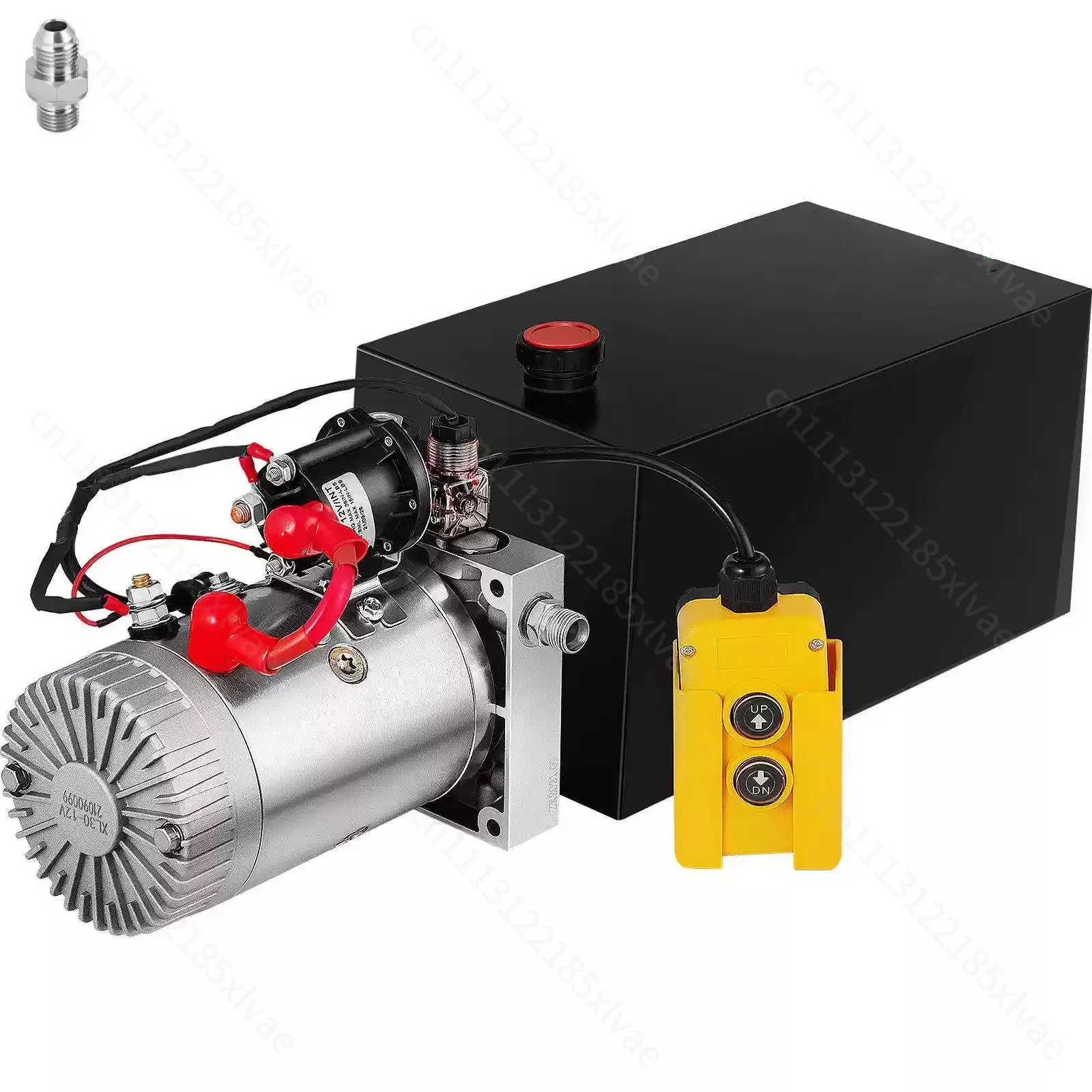 For 12V DC Hydraulic Pump for Dump Trailer 3200 PSI Double Acting Hydraulic Power Unit for Heavy Duty Lifting Applications