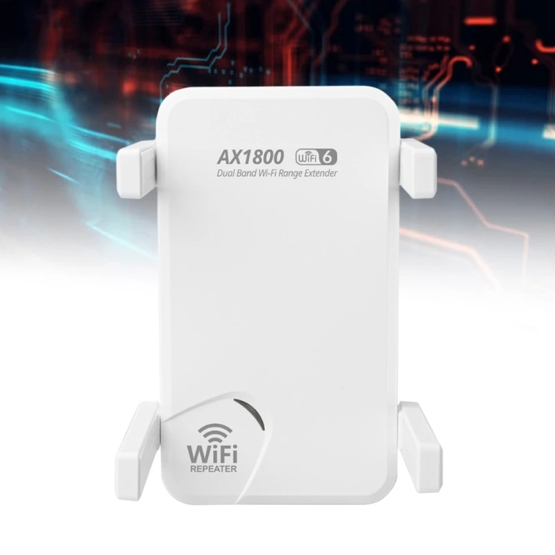 Dropship Wireless Wifi Extender Ripetitore Wifi 2.4GHz/5GHz Wifi 6 Extender 1800Mbps Amplificatore Internet per Home Office