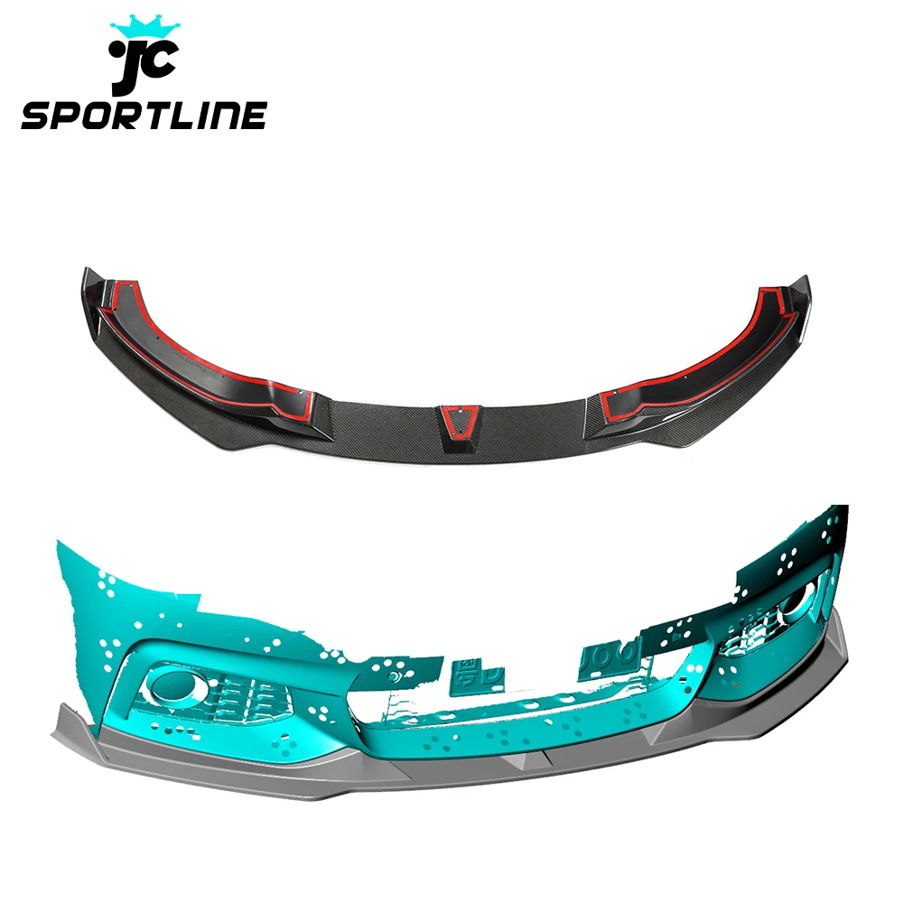 Carbon Fibre F32 M Tech Front Bumper Lip For BMW F33 F36 430i M Sport 13-19