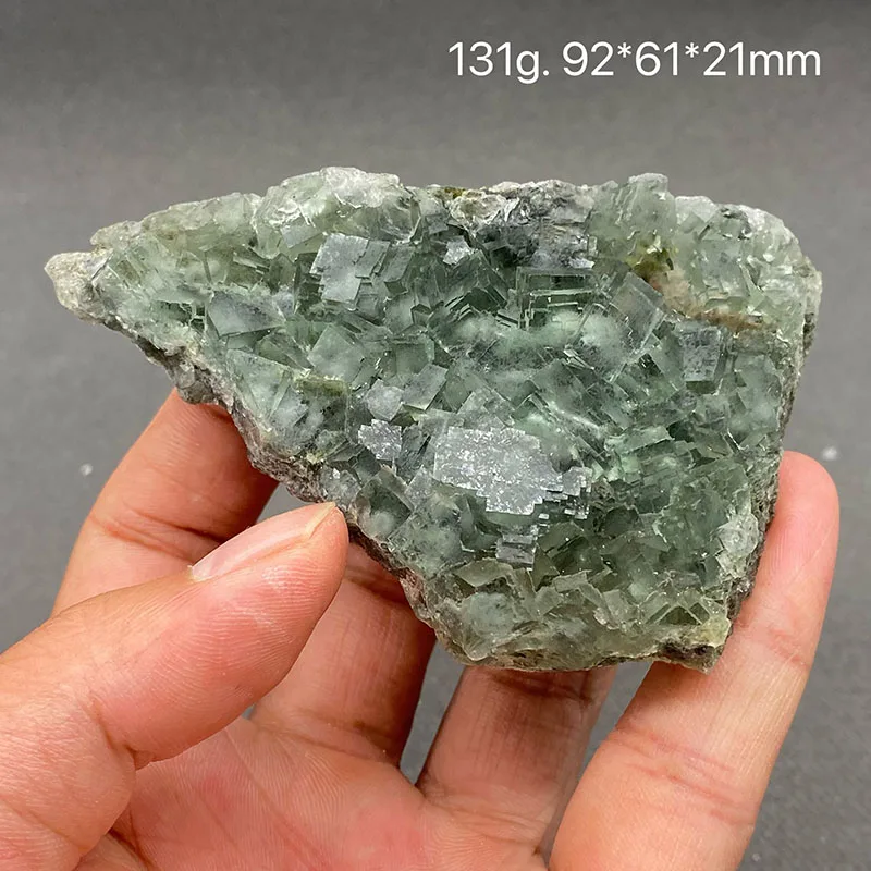 100% natural Xianghua Ridge Green fluorite raw stone mineral specimen healing crystal gem collection