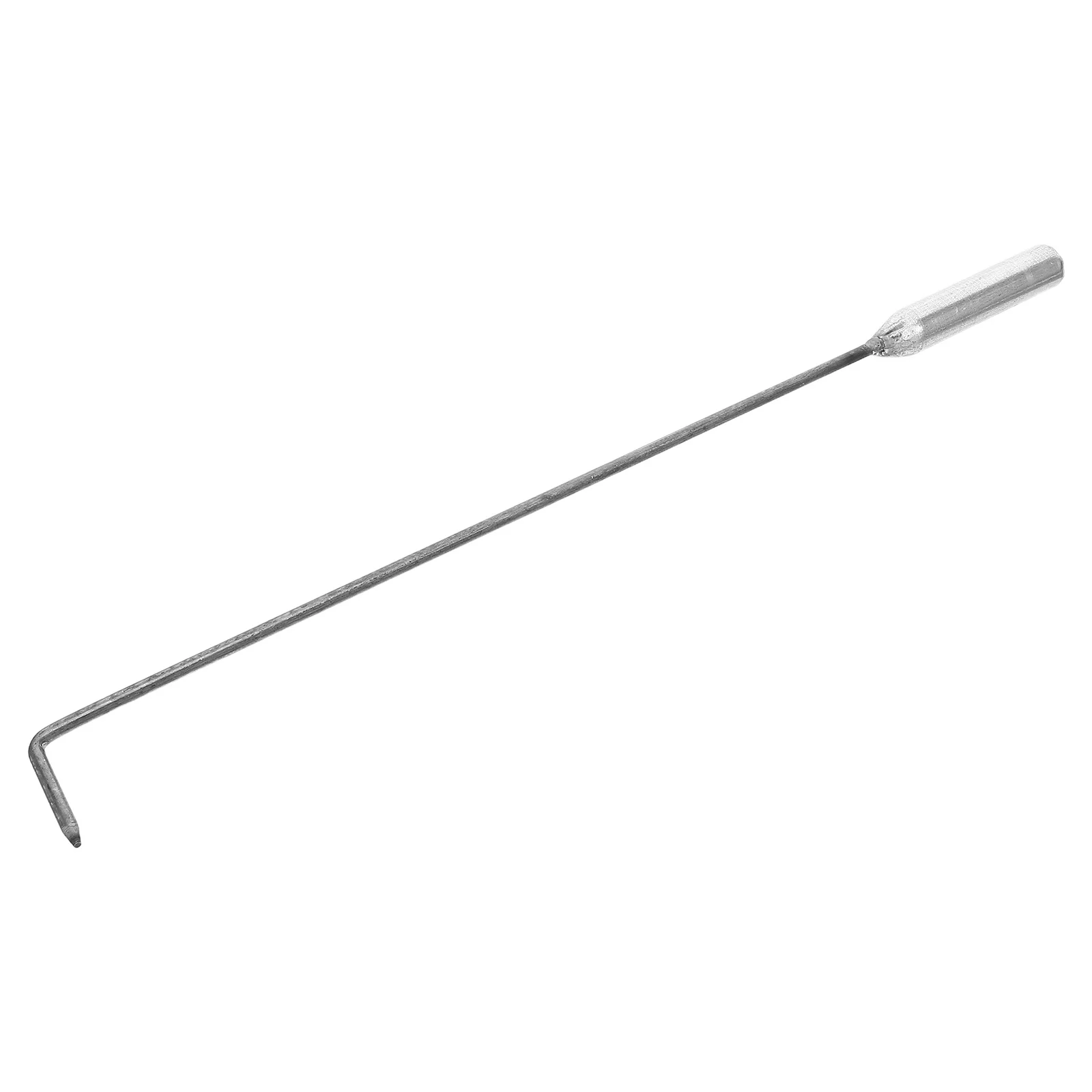 

1pc 16" Long Handle Fire Poker For Wood Stove Heavy Duty Iron Fireplace Tool Indoor Outdoor Campfire Use Fire Pit Accessories