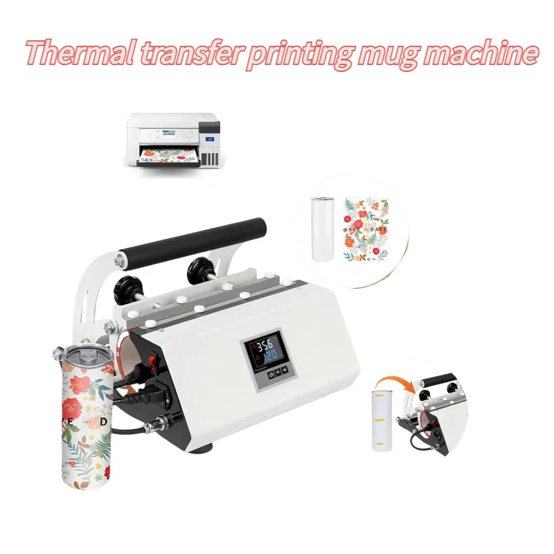 

Tumbler Heat Press Machine Auto Timer Cup Mug Heat Press Machine for 30oz Sublimation Straight Tumbler Bottles Ceramic
