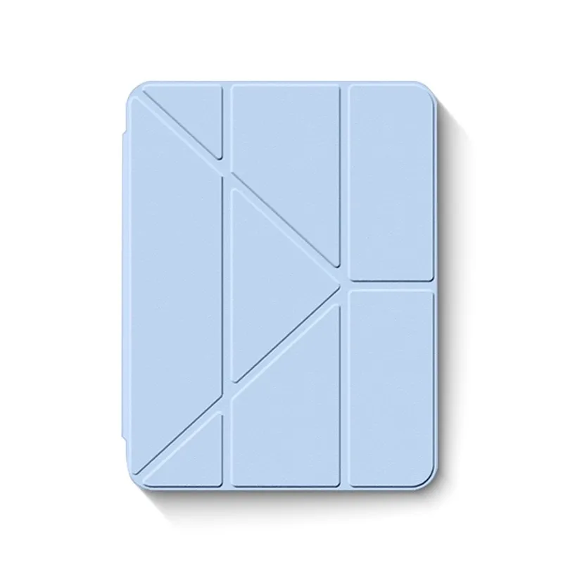 3+Y-fach faltbare, transparente Schutzhülle für iPad Air 4 5 6 7 11, für Air 2 9.7 Pro 11 Mini 6 7, Start-Hülle für 10. und 11. Generation 2025, 7/8/9 10.2
