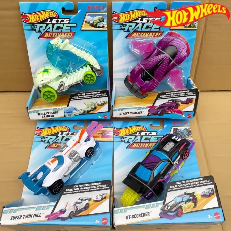 

Коллекционные модели гоночных машинок Hot Wheels Let's Race Activate Series JJX15, игрушки для мальчиков, подарки на праздники