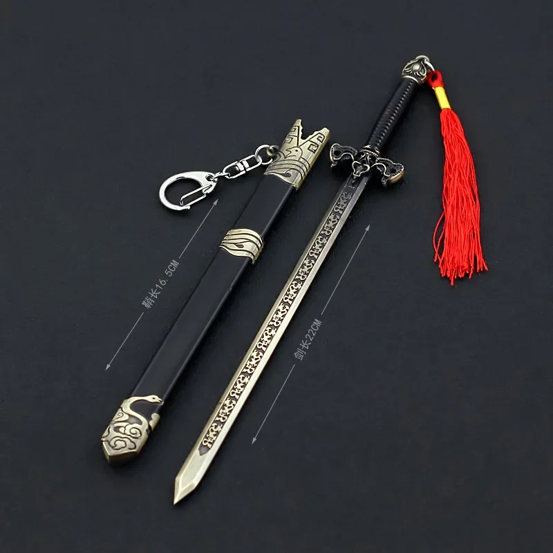 

Judge Dee 22cm/ 8.66in Anime Peripherals Metal Swords Ornaments Toys Cosplay Weapon Collectible Accessories Desk Home Decor