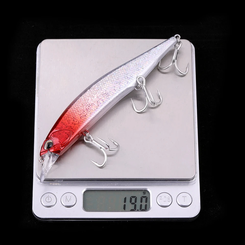 WALK FISH 13cm 19g Minnow Fishing Lures Artificial 3d Eyes Floating Swimbait Crankbaits Hard Baits Carp Sea Pesca Fishing Tackle